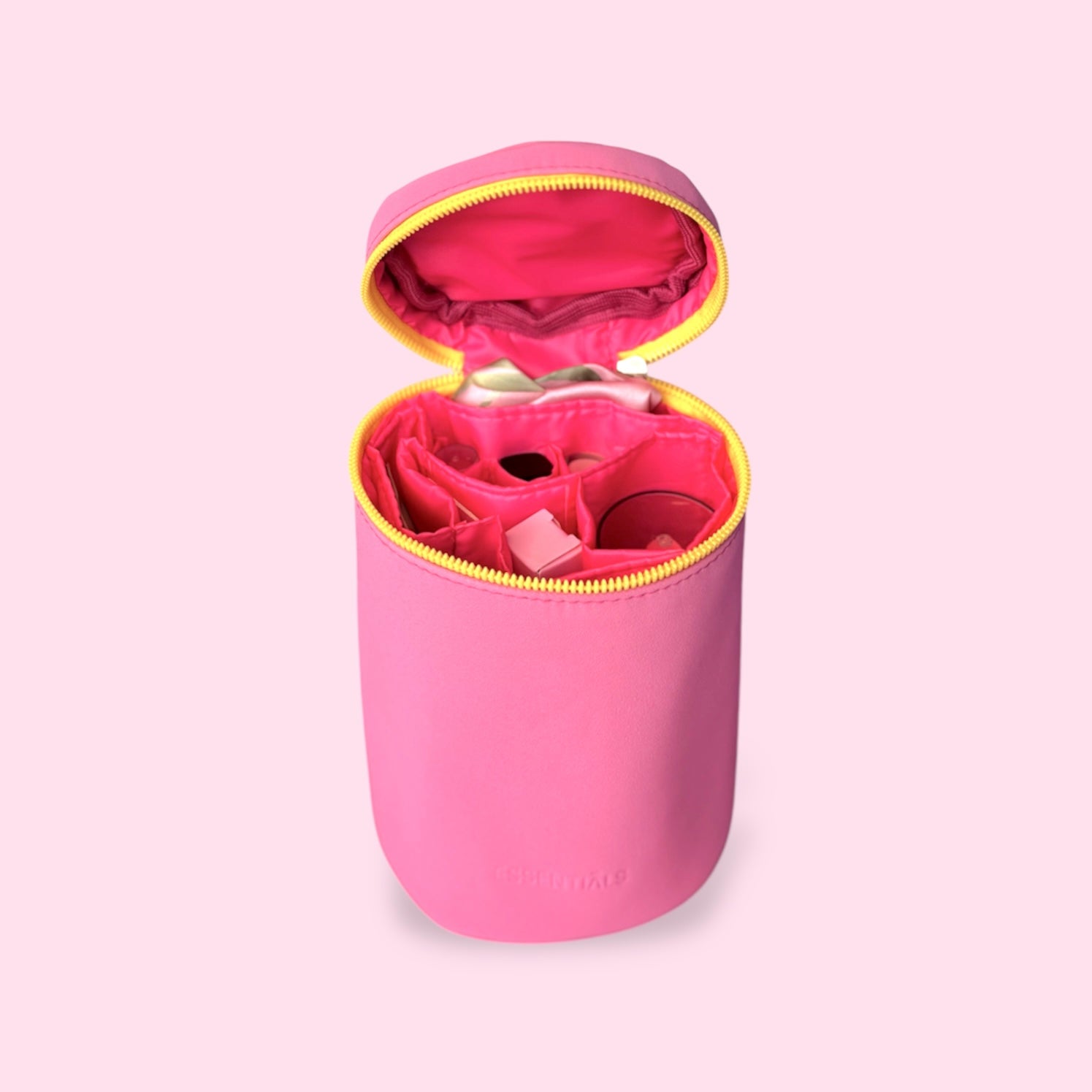 Hot Pink Barrel Full Bucket + Essentials Silk Scarf (80×80) Bundle