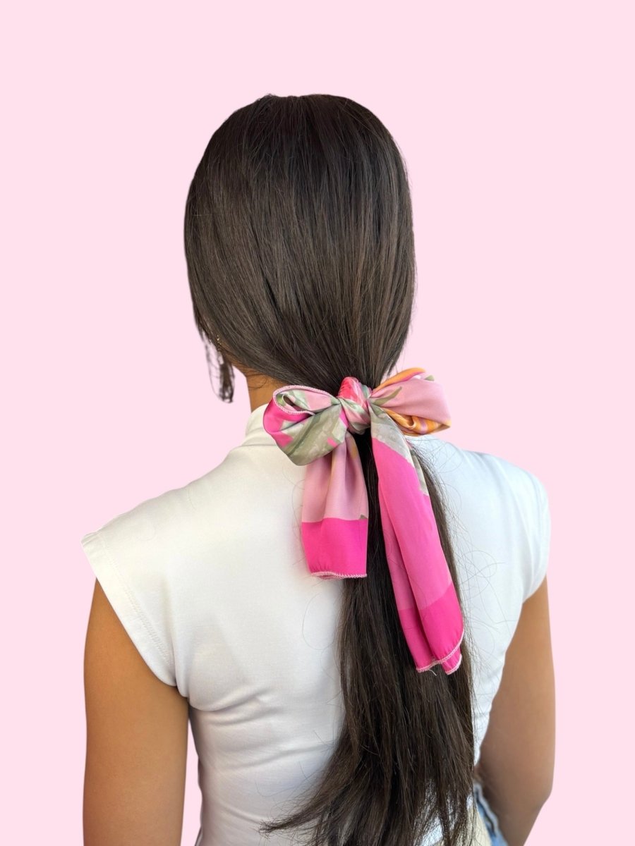 Essentials Shades of Pink Silk Scarf 30*80CM - Essentials EG