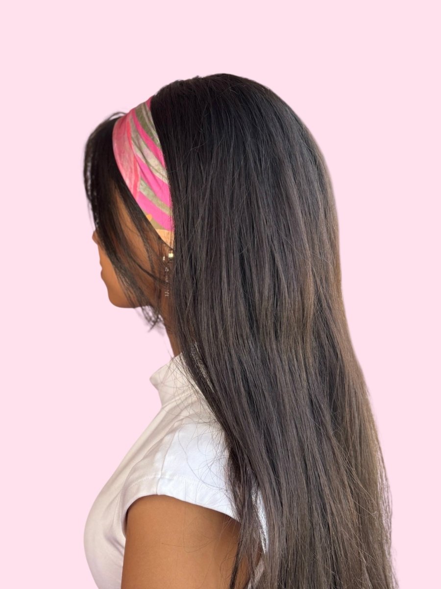 Essentials Shades of Pink Silk Scarf 30*80CM - Essentials EG