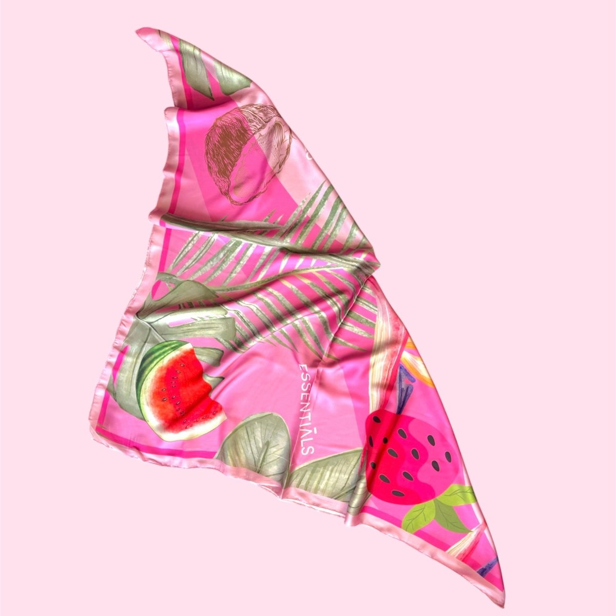 Essentials Shades of Pink Silk Scarf 80*80CM - Essentials EG