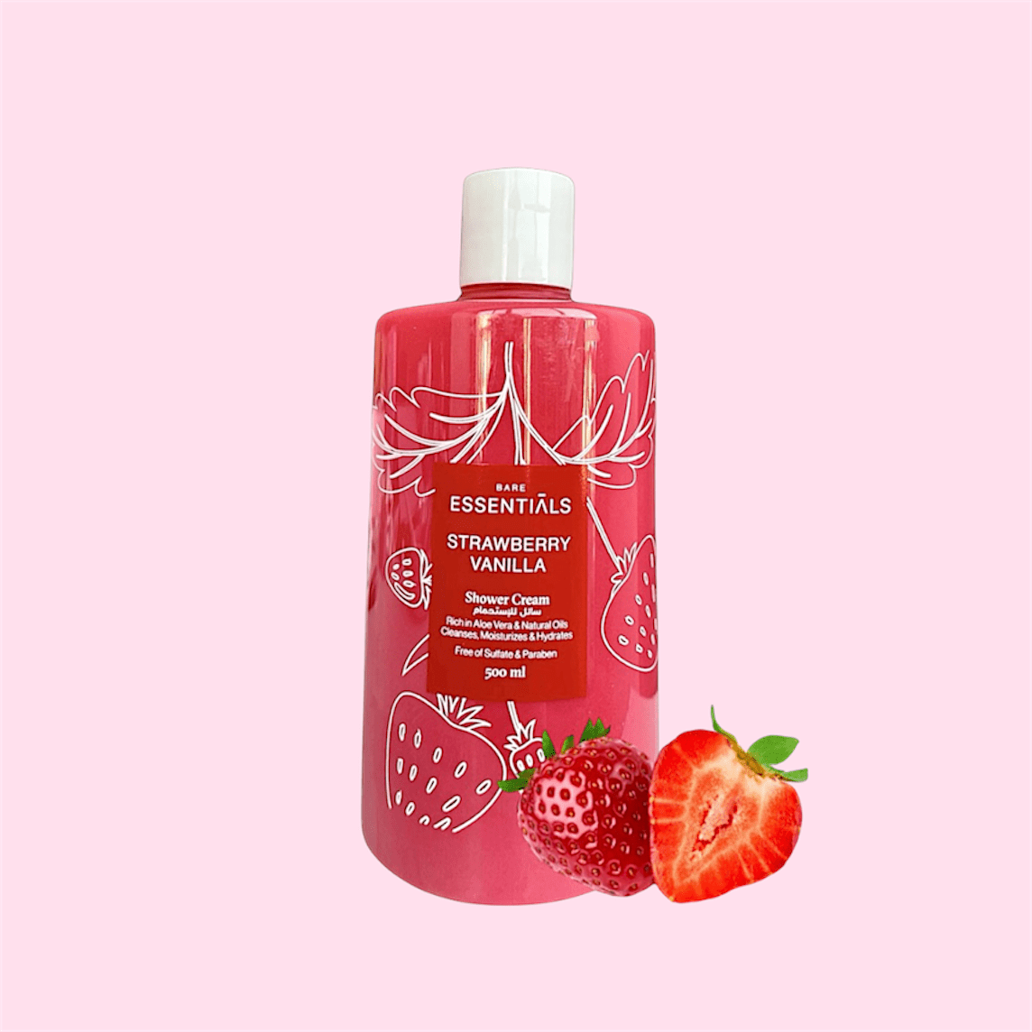Strawberry Vanilla Shower Cream - Essentials EG