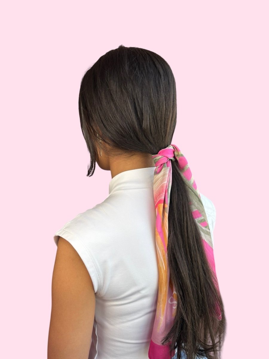 Essentials Shades of Pink Silk Scarf 30*80CM - Essentials EG